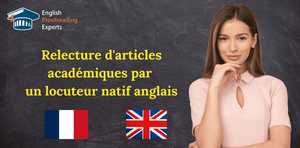 Relecture d'articles académiques par un locuteur natif anglais